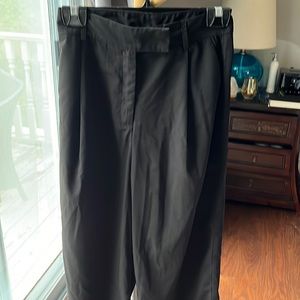 Blue Blush high waisted trousers.